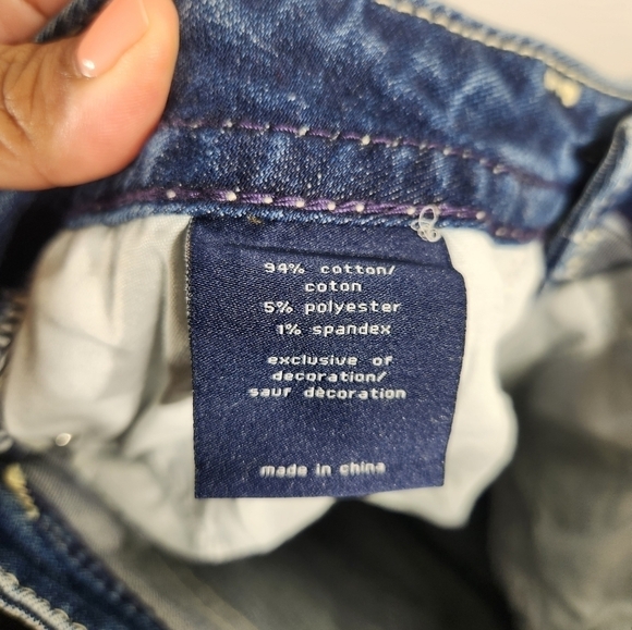 Vigoss Jeans Womens 4 Slim Boots Medium Wash - Picture 10 of 16